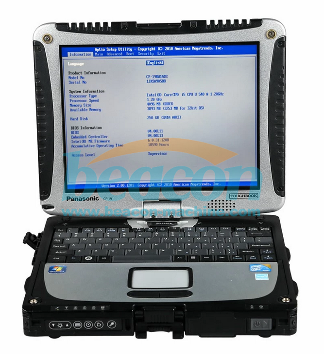 MB SD C5 Connect Компактная 5-звездочная диагностика Плюс Panasonic CF19 I5 4GB Ноутбук Программное обеспечение Установлено Готово к использованию