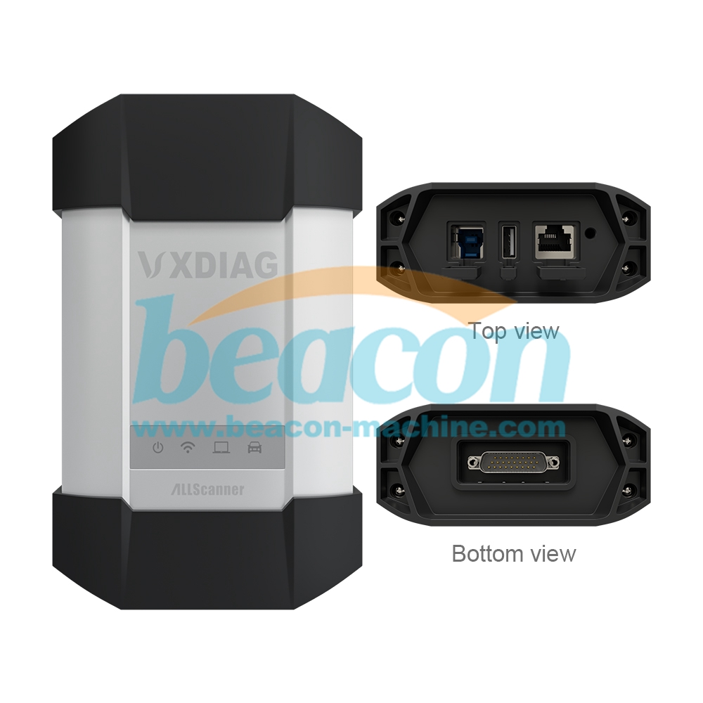 VXDIAG C6 Профессиональный OBD2 Диагностический инструмент для Benz Мощнее, чем MB SD C4 / C5 с беспроводной связью Для Mercedes Benz Легковые и грузовые автомобили