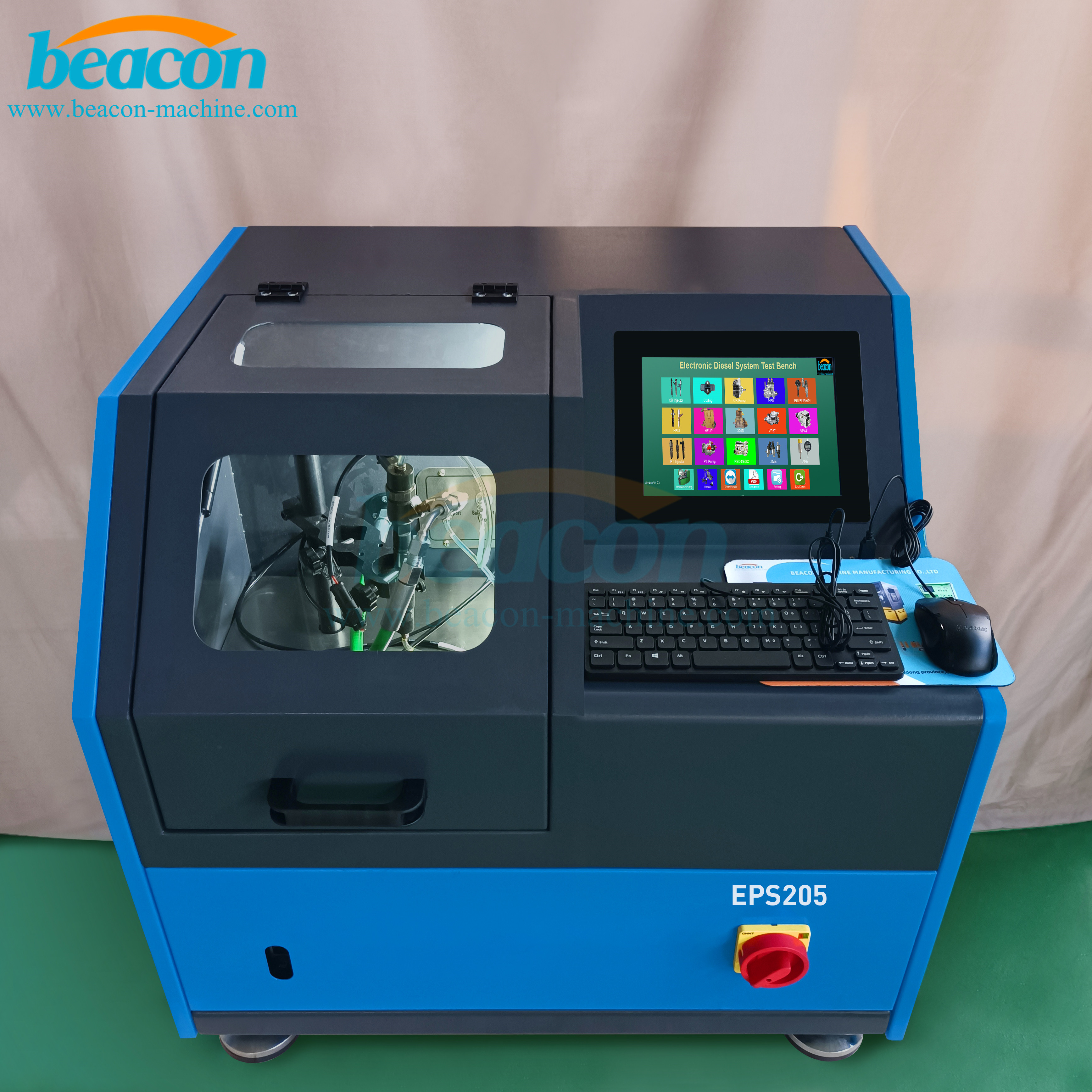 Taian Beacon Machine Испытательный стенд для кодирования дизельных форсунок Common Rail Eps200 Eps205 Cr Тестер пьезотопливных форсунок Crs-206c