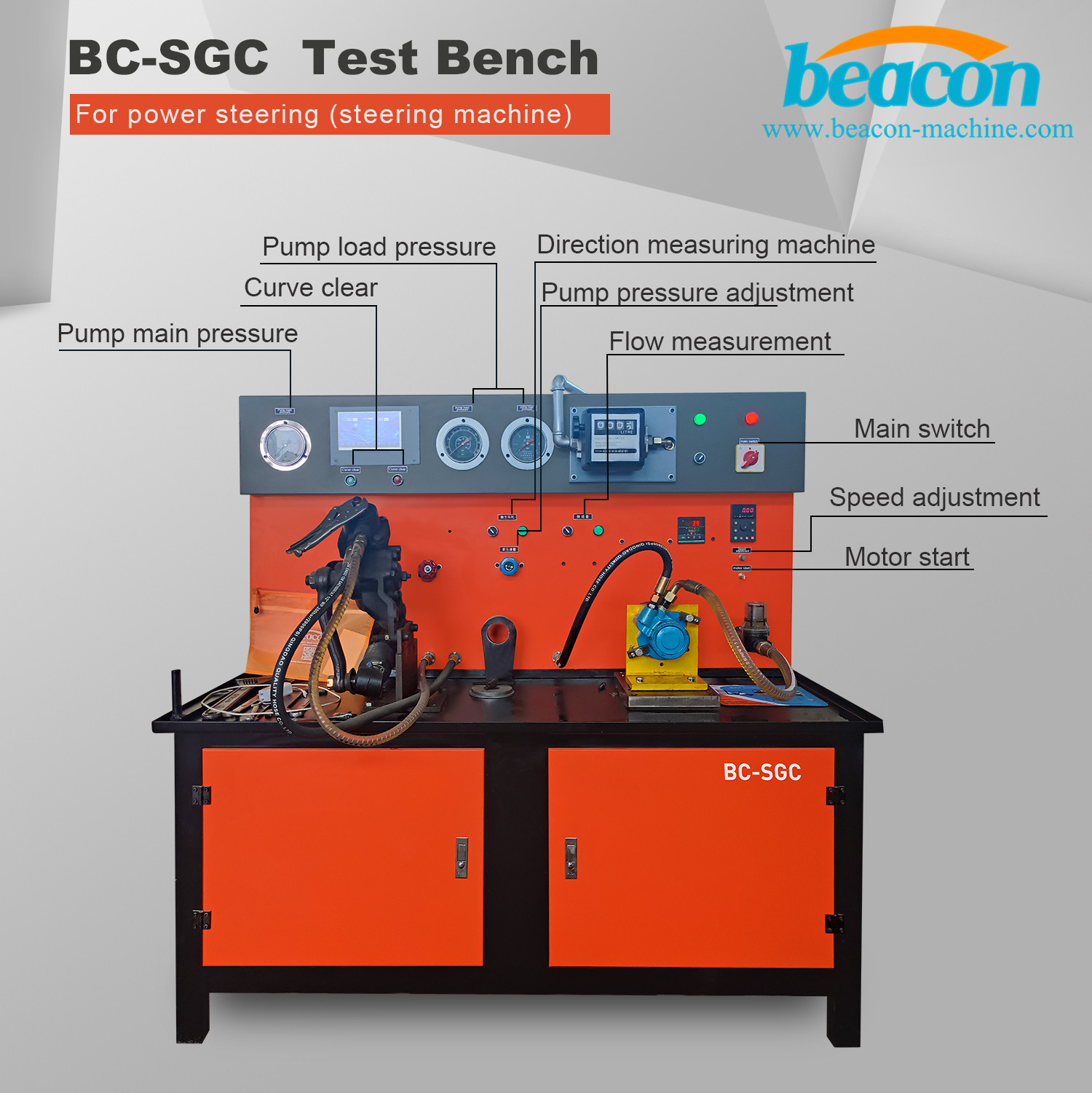BC-SGC Стенд для испытаний гидравлического усилителя рулевого механизма